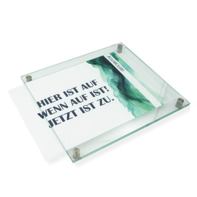 Tuerschild Wechselrahmen für Din A4 que